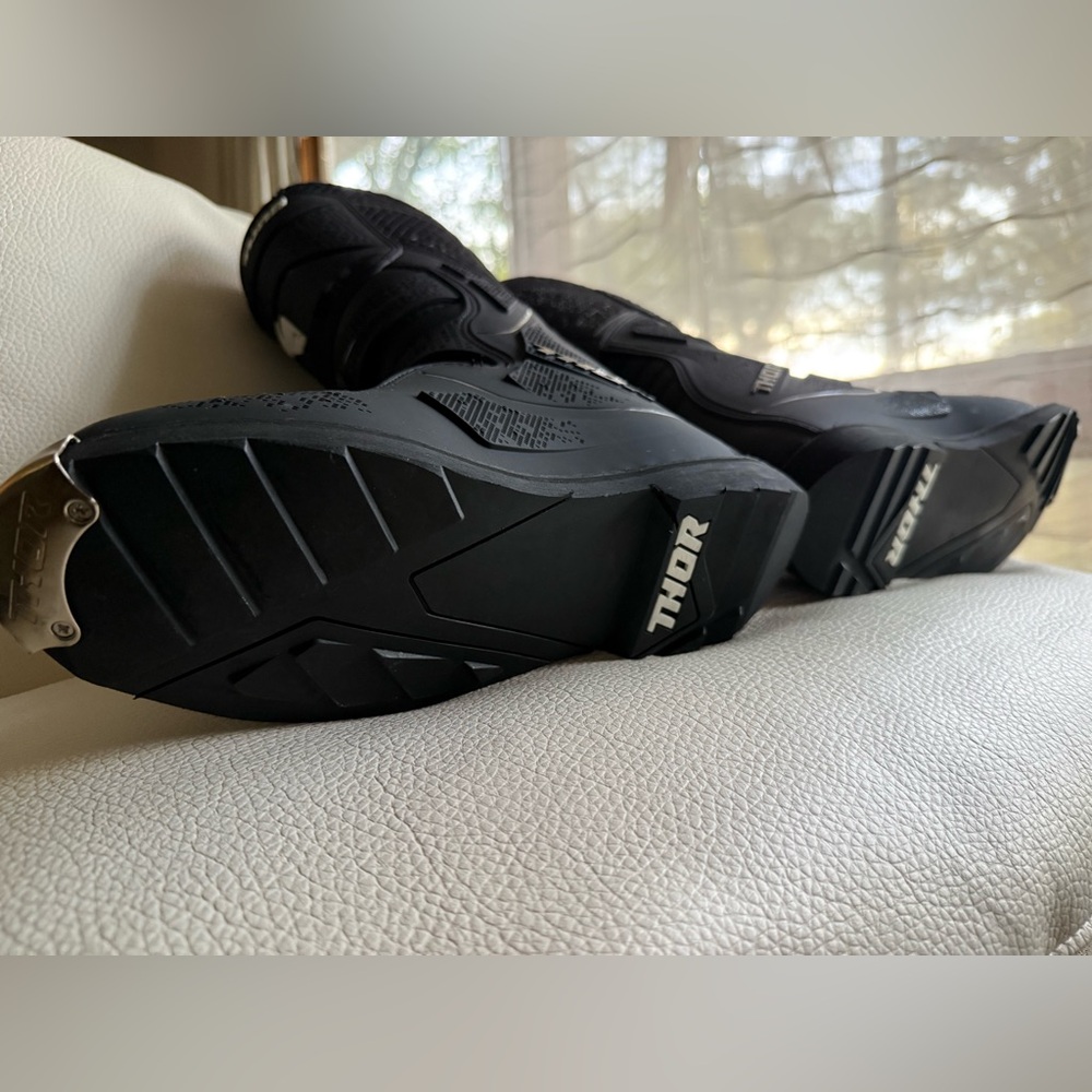 NWT Thor Blitz XP MX Motorcross Motorcycle Riding Boots - Black - Picture 6 of 7